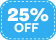 Promo 25% Off